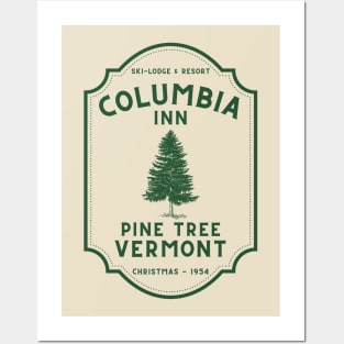 White Christmas: Columbia Inn (Green) Posters and Art